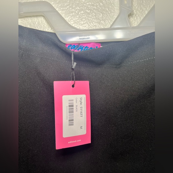 NWT Edikted Dasha Black Micro Mini Skirt - Picture 7 of 16